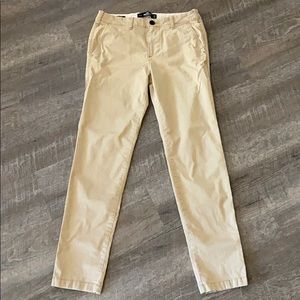 Hollister Epic Flex Skinny Chino Khaki Pants 30x32